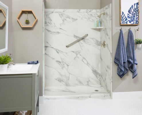 Shower Wall After Image