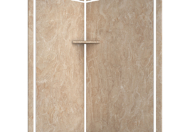 Alaskan Ivory Elegance 2-Wall Shower Kit