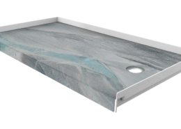 Triton 60x32 shower base with right drain