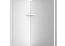 White Elegance 2-Wall Shower Kit